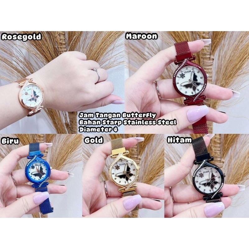 Kairos Store Jam tangan Butterfly Matahari 01