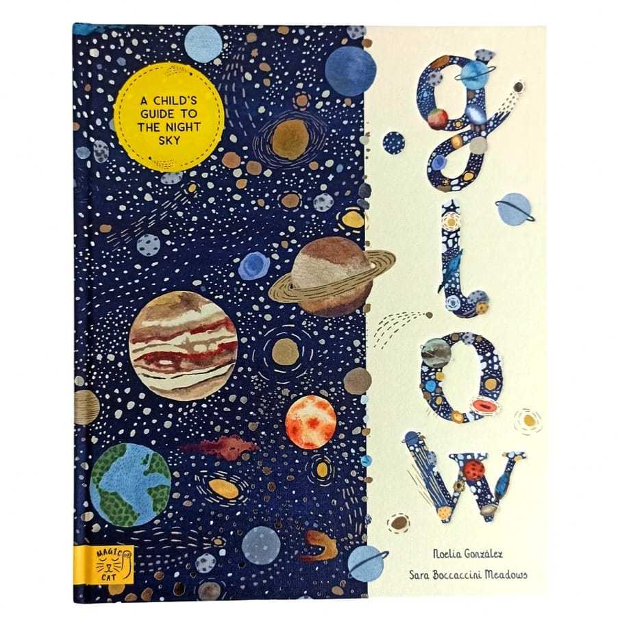 Magic Cat Glow Hardcover Original Buku Anak Tentang Planet dan Bintang