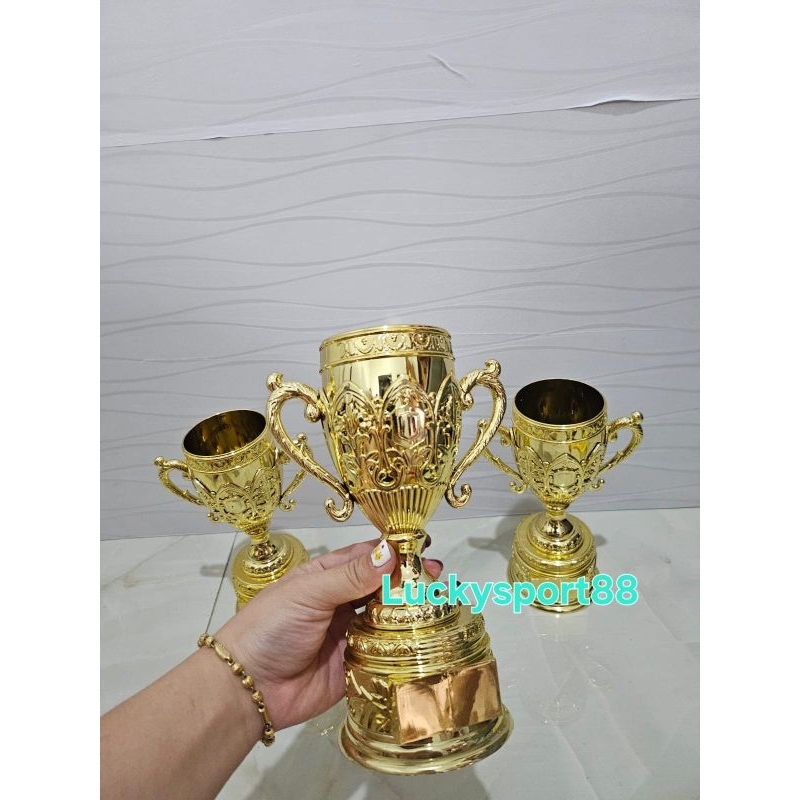 trophy Piala cawan impor gelas penghargaan