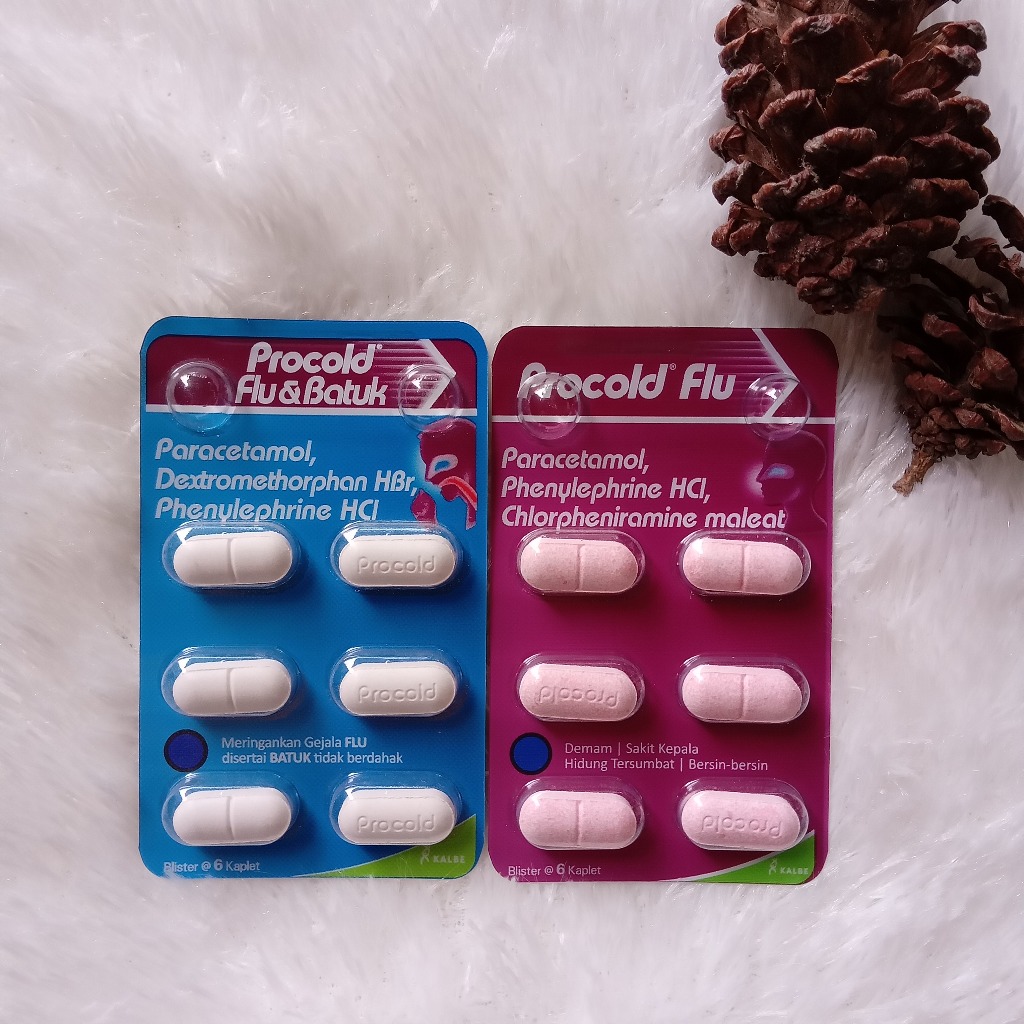 PROCOLD | PROCOLD FLU | PROCOLD FLU BATUK | PROCOLD FLU BATUK PE | SAKIT KEPALA | DEMAM | PUSING | B