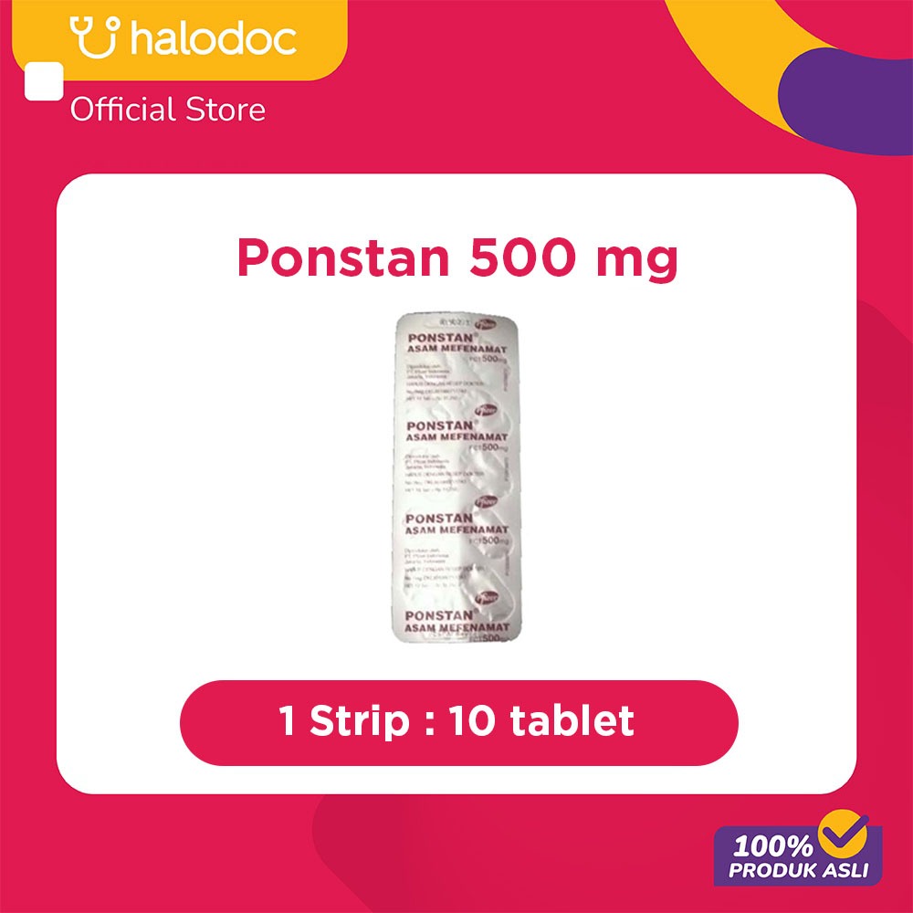 Ponstan 500 Mg 10 Tablet