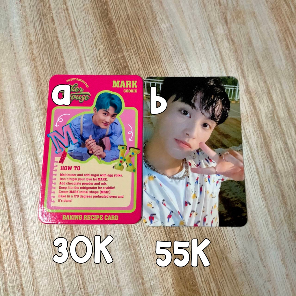 PHOTOCARD MARK LEE NCT 127 STICKER BAKERY