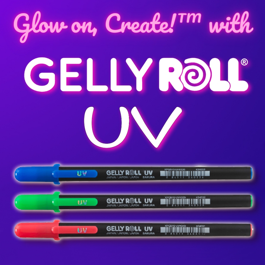 

Sakura Gelly Roll UV Ink Gel Pen Glow In The Dark