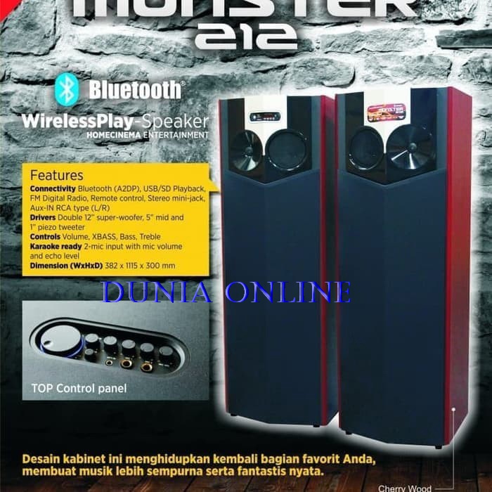 speaker aktif Roadmaster Monster 212 GOOD QUALITY