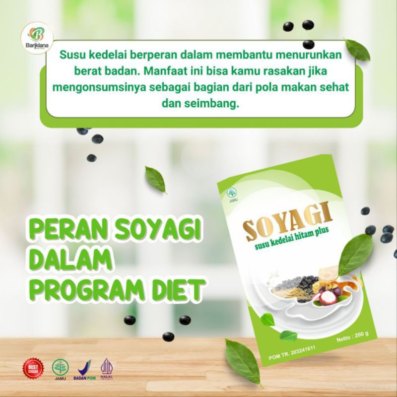 

susu soyagi susu kedelai hitam plus susu pelangsing badan alami