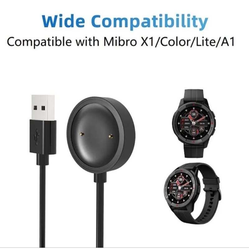 Charger USB Smartwatch MibroTypeA Charcing Watch X1 A1 Color Lite XiaomiKabelUSB