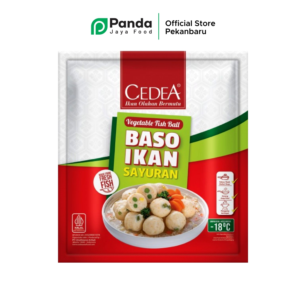 

Cedea Bakso Ikan Sayuran 500 Gram