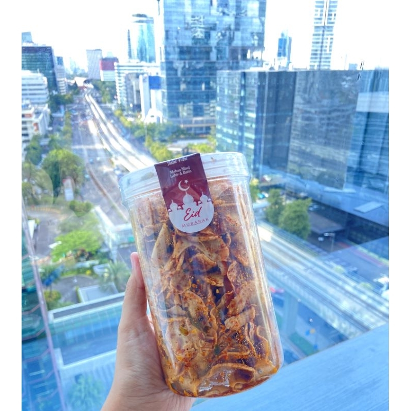 

Cegil Basreng Pedas & Ori Daun Jeruk Toples