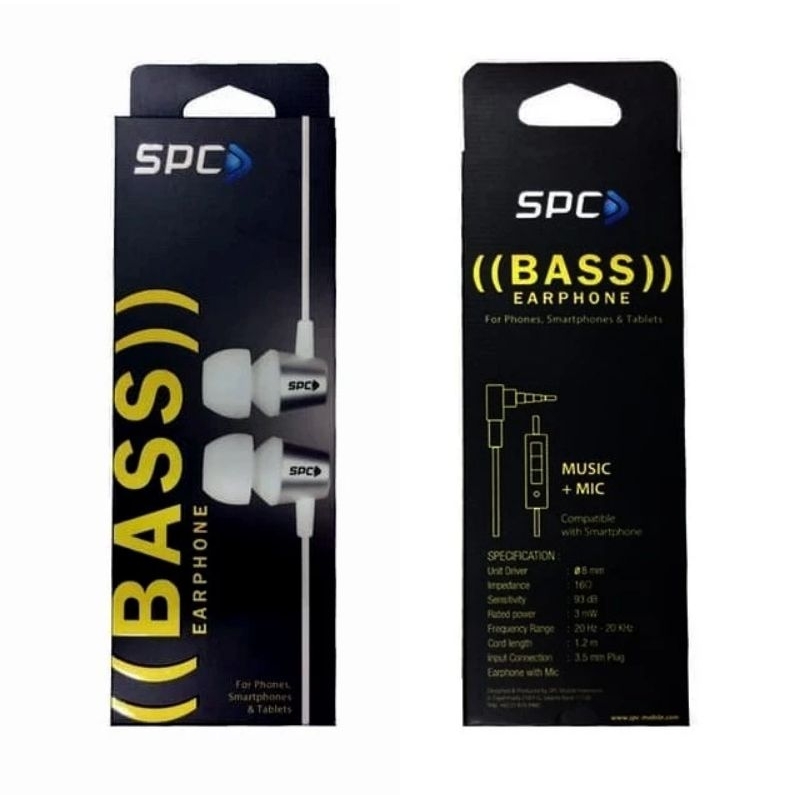Earphone Headset Heanset  SPC SUPER BASS Heanset Universal semua Hp bisa