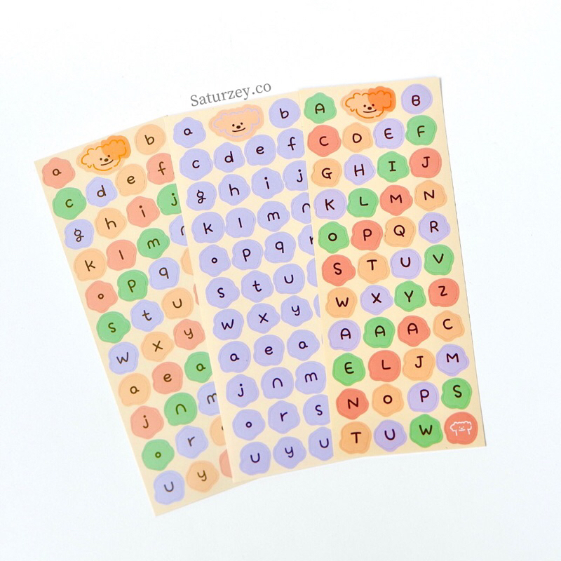 

Alphabet Sticker Rainbow