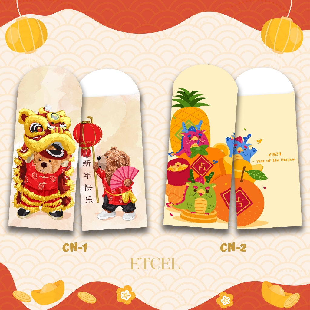 

Angpao Imlek 2024 | Angpao Naga | Sincia lucu | Angpao murah (isi 6pcs)