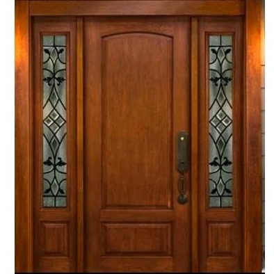 Pesanan 1 set pintu utama kayu kamper+finishing+pemasangan