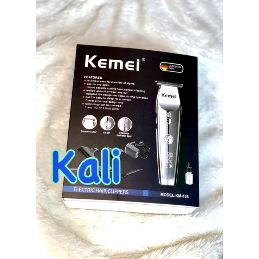 Dijual Mesin Cukur Rambut Kemei KM-126 Hair Clipper Charger Berkualitas