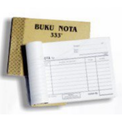 

333 Nota Mini Miring ( KW 1 & KW 2 ) 1/8 Folio 1 Ply, 2 Ply & 3 Ply [ 1 Lusin ]