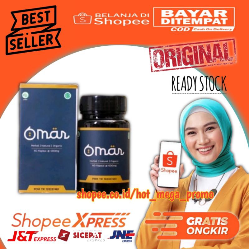 OBAT HERBAL STAMINA PRIA OMAR ORIGINAL 100% ISI 60 KAPSUL SUPLEMEN