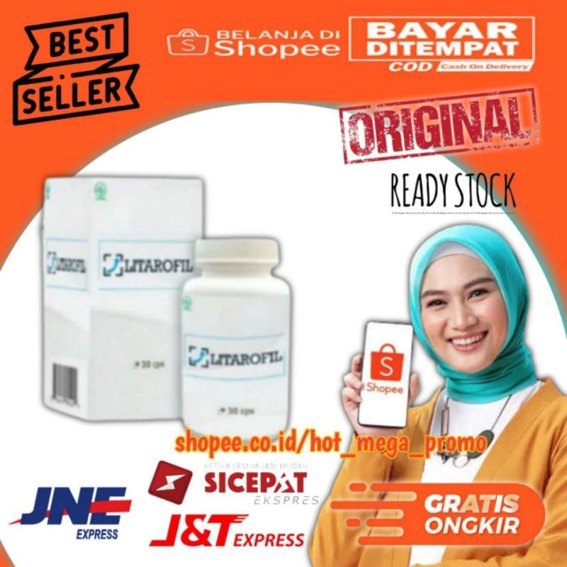 Litarofil Original Obat Herbal Pria Tahan Lama - Suplemen Vita-Litas Pria Ampuh - Obat Litarofil Asl
