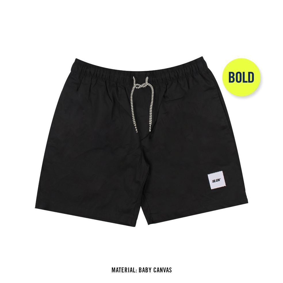 New id1s6Rg HOOLIGANS Boardshort Academica  Black