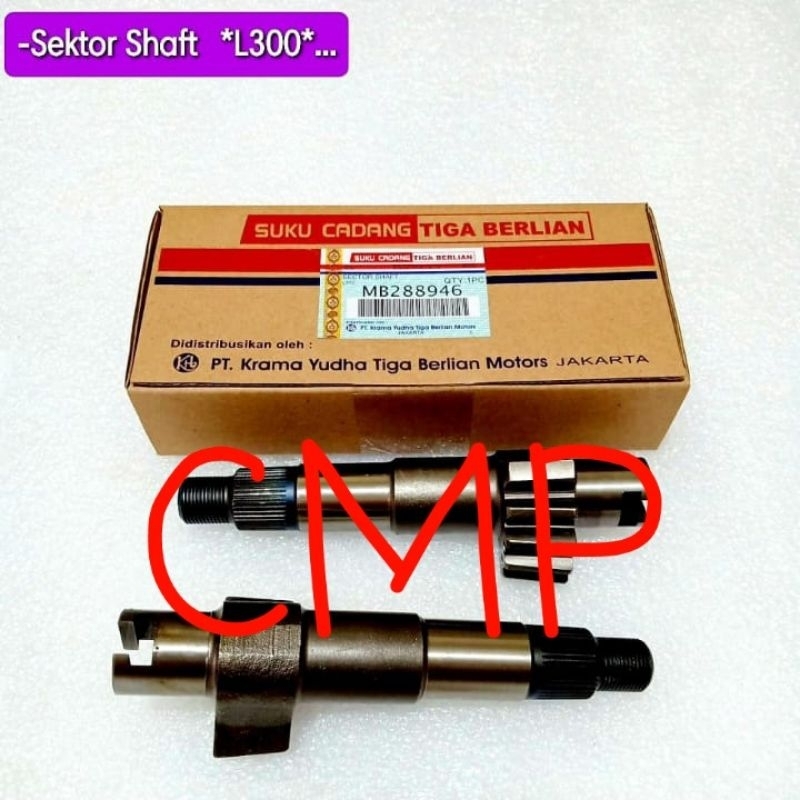 SECTOR SHAFT SEKTOR SHAFT AS STEERING STEER STIR SETIR MITSUBISHI L300 DIESEL SOLAR L038 MB288946