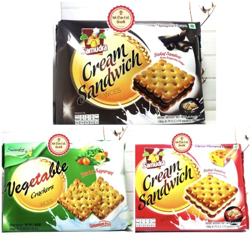 

Samudra Cream Sandwich Crackers Biskuit