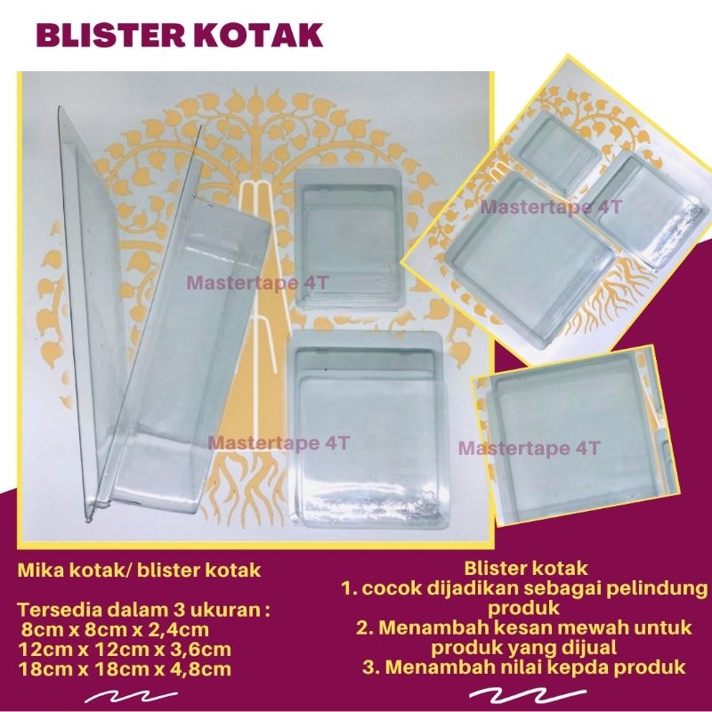 Mika kotak kecil / mika pajangan