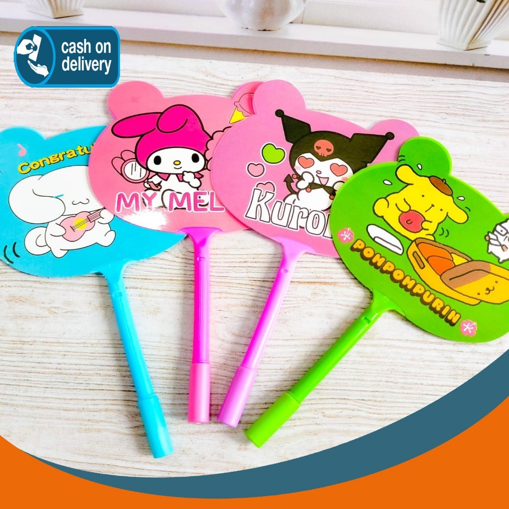 PULPEN KIPAS SANRIO FAN KIPAS ANGIN ADEM PORTABLE PEN PENA BOLPEN BOLPOIN LUCU ANAK ALAT TULIS KANTO