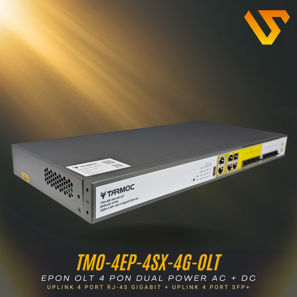 Tarmoc TMO-4EP-4SX-4G-OLT | OLT EPON 4 PON ( Bukan OLT HSGQ E04R 4 PON )
