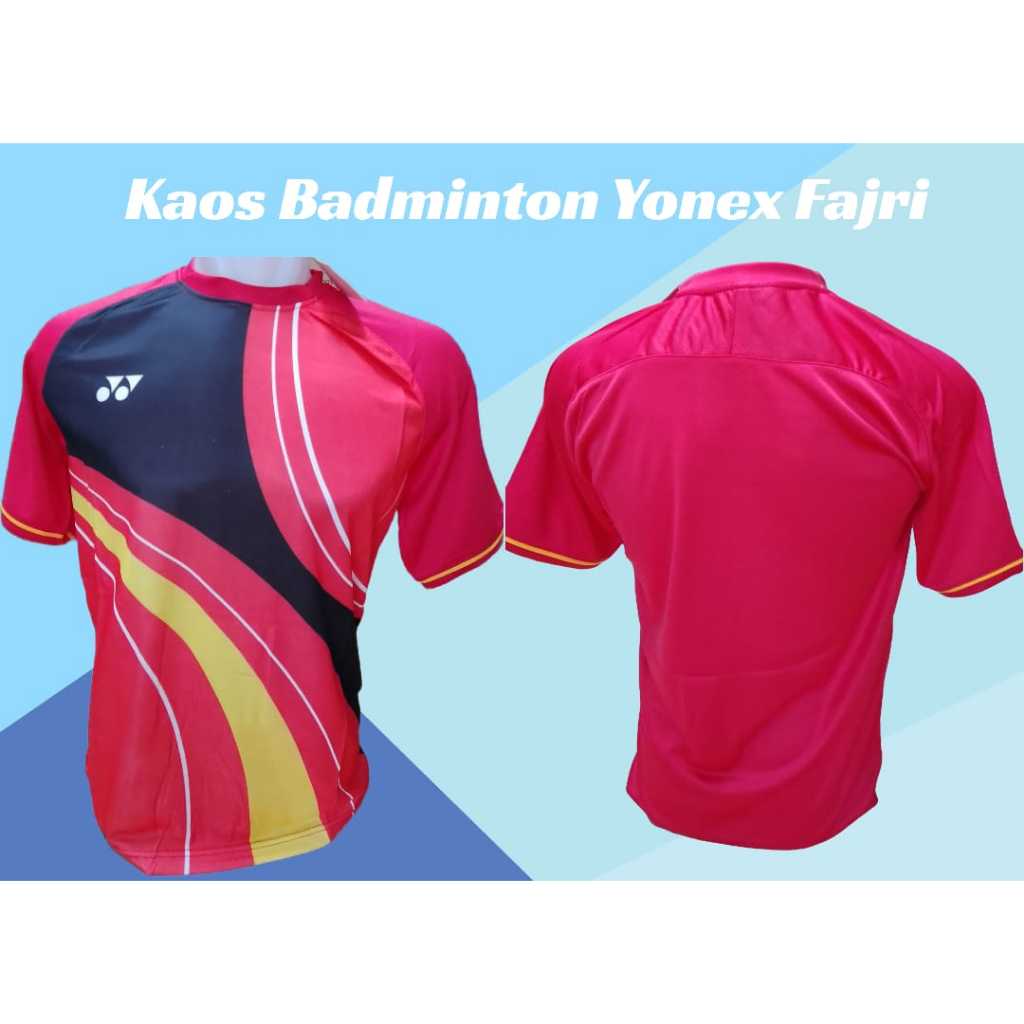 Kaos Badminton Yonex Fajri Kaos Badminton Yonex