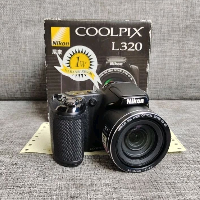 Nikon Coolpix L320 Kamera Digital Murah 16MP 26x Zoom Kamera Semipro