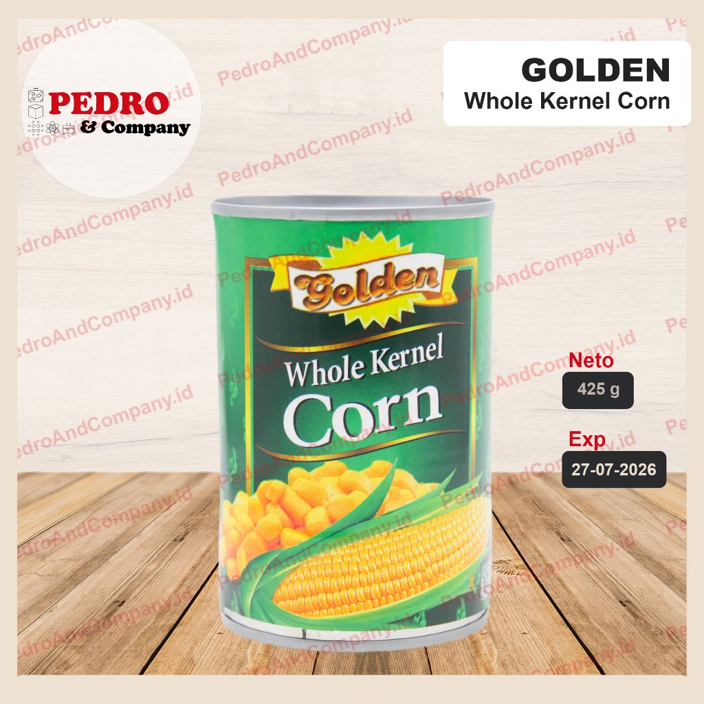 

Golden whole kernel corn 425 gram - jagung kaleng thailand import impor