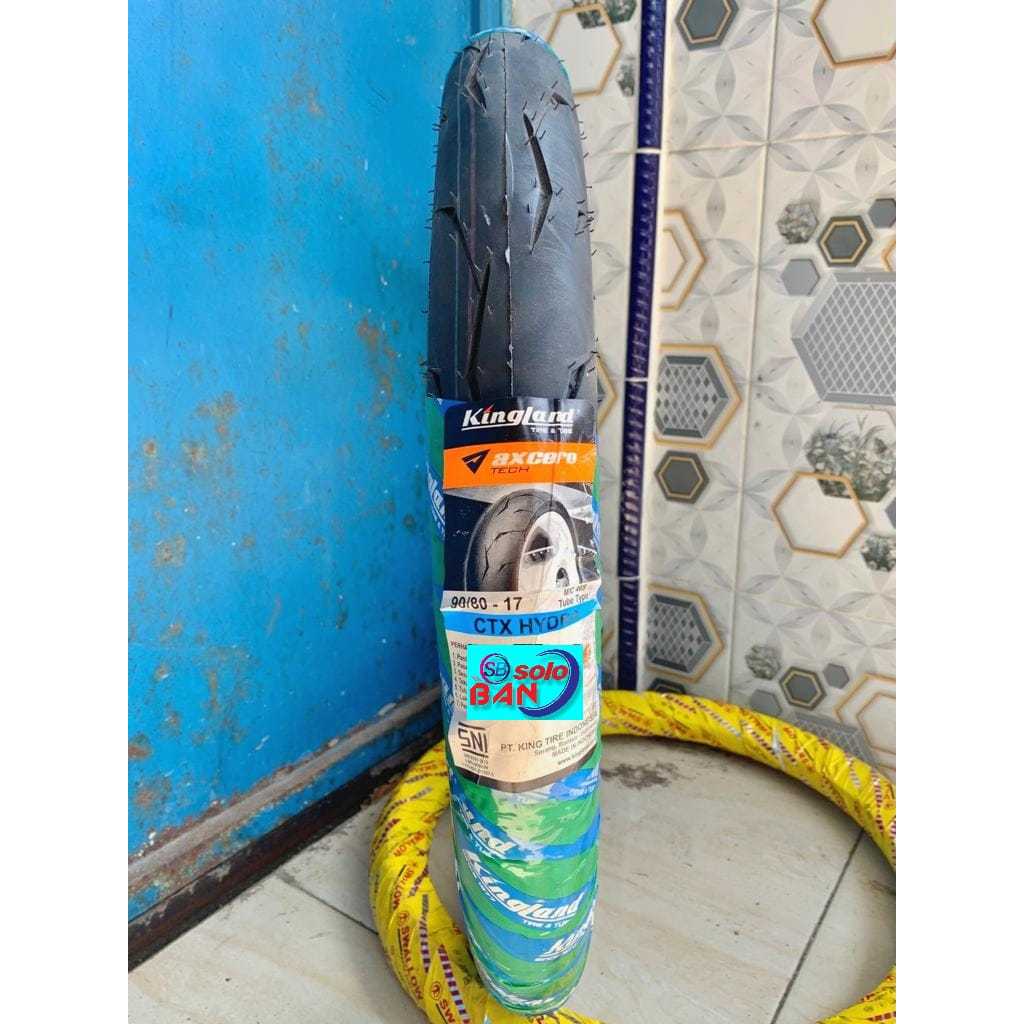 Ban Motor Kingland Axcero Ctx Hydra 90/80-17 Ban Motor ring 17 Tupetype/Bukan Tubeless ban luar 90/8