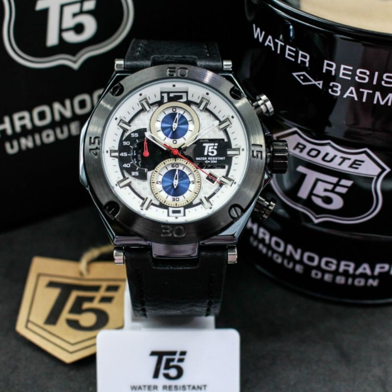 JAM TANGAN ANALOG T5 ORIGINAL BERGARANSI T5 H 3881 H