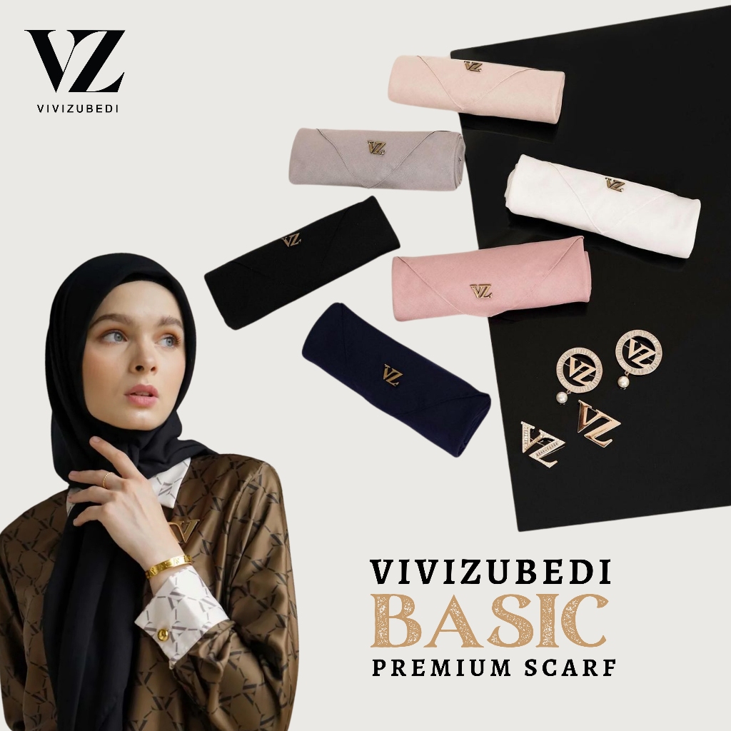 Vivi Zubedi New Basic Voal Scarf / VZ Scarf Basic Voal ORIGINAL by Vivi Zubedi