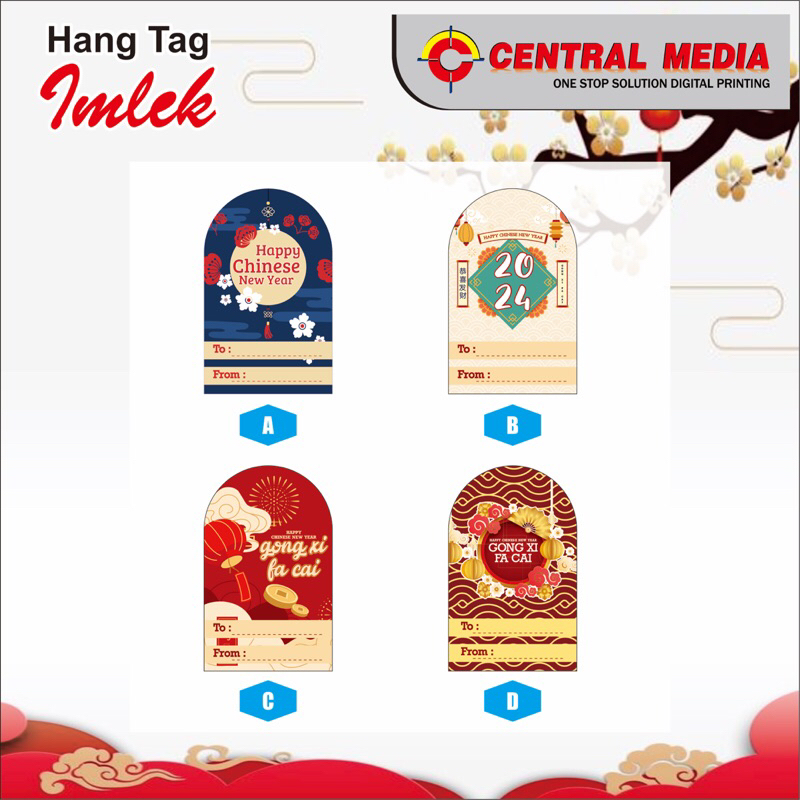 

Hang tag kartu ucapan imlek tahun baru cina