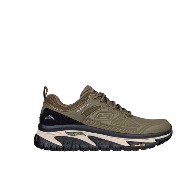 Skechers Arch Fit Road Walker Men's Trail Running Shoes - Olive Original