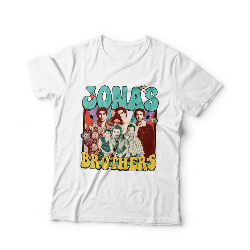 Kaos Band Jonas Brothers Vintage