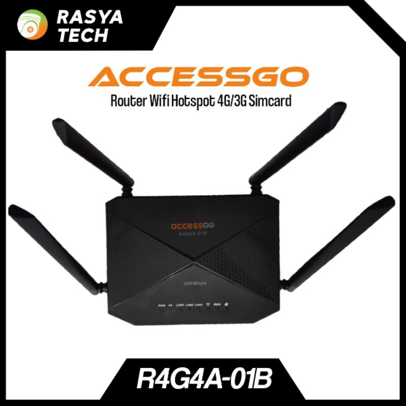 Router Wifi Sim Card 4G Accessgo R4G4A-01B up to 500Mbps