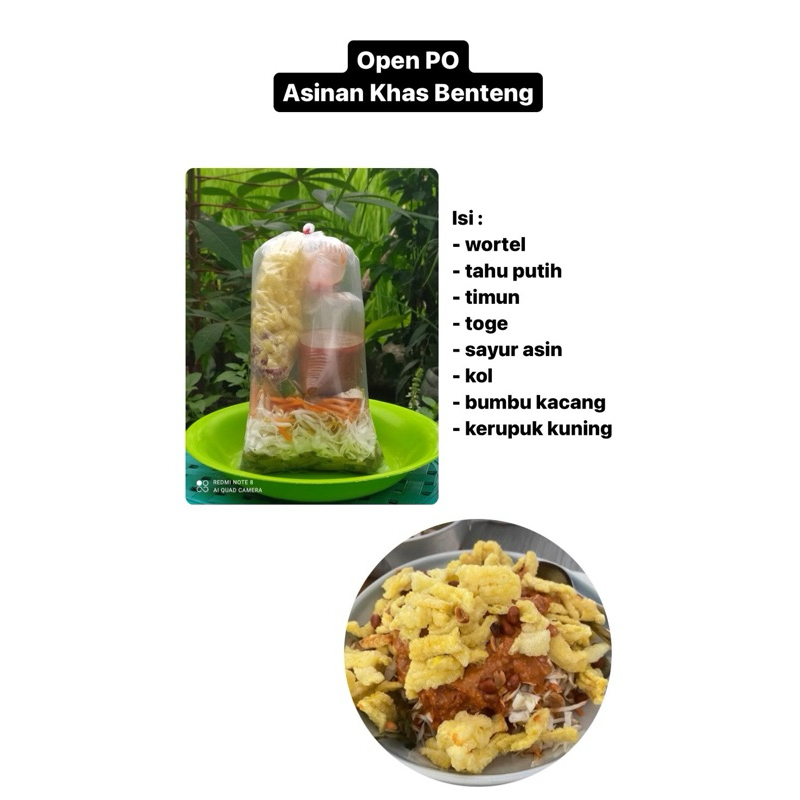 

Asinan sayur vegetarian Benteng