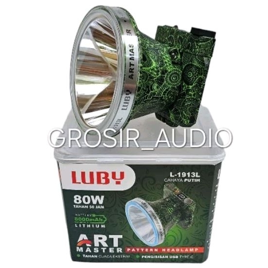 SENTER KEPALA LUBY L1913 80W ,SENTER HEAD LUBY 80WATT L 1913 ,HEAD LIGHT LUBY 1913 80W ,SENTER LUBY 
