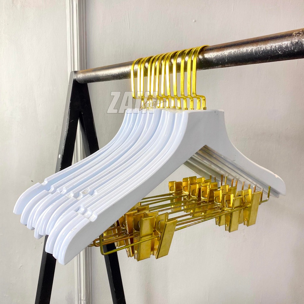 BERBAGAI JENIS HANGER KAYU PREMIUM - WARNA