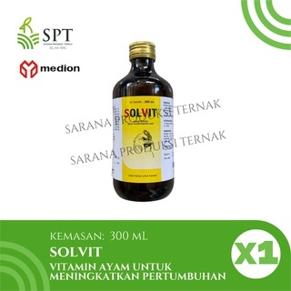 SOLVIT 300 ml VITAMIN AYAM ASAM AMINO LENGKAP MEDION