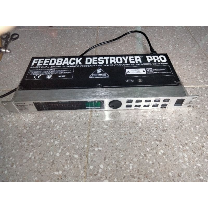 feedback destroyer dsp1124 behringer