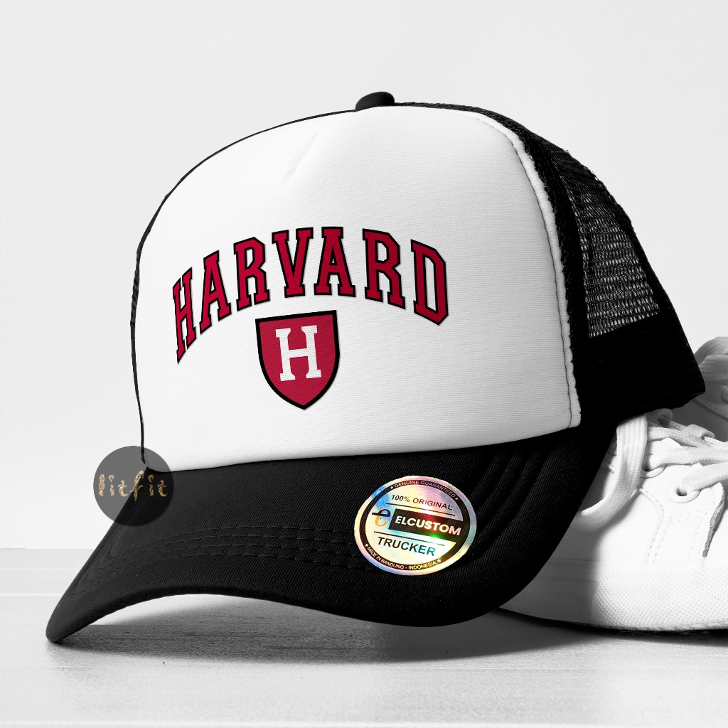 Harvard University /Topi Trucker /Topi Universitas /Topi Snapback Pria /Topi Trucker Jaring /Topi Di