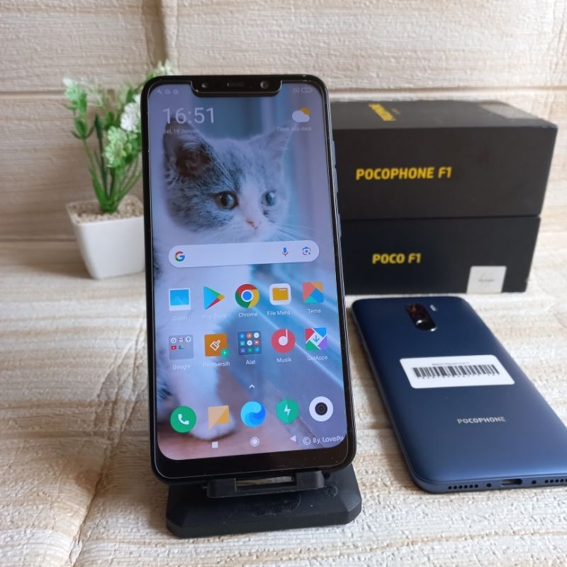 POCO PHONE F1 RAM 6/64 DAN 6/128 MURAH EKS TAM BERGARANSI NO MINUS SIAP PAKAI