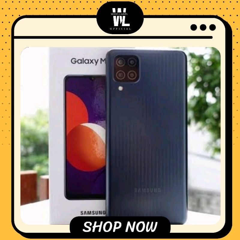 SAMSUNG M12 RAM 4/64GB SECOND FULLSET MULUS NO MINUS GARANSI SEIN INDO