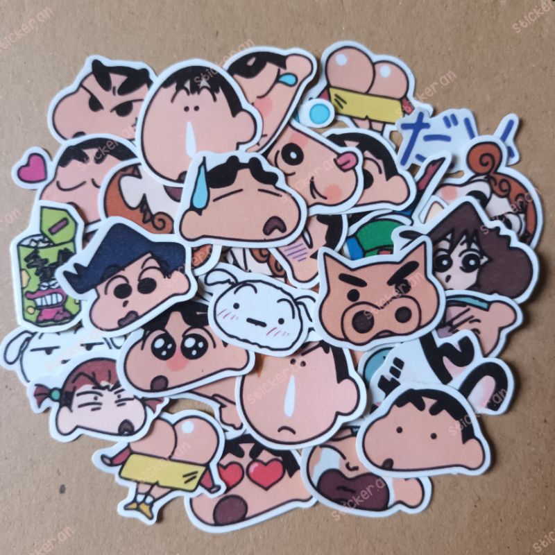

Sticker Shinchan 40pcs for Planner/ Scrapbook/ BuJo/ Journal/ DIY