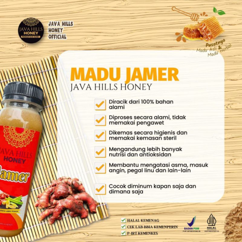 

Madu Jahe Merah - Java Hills Honey