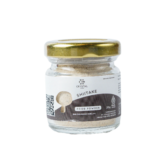 

Crystal Farm | Shiitake Food Powder (20gr) / Mushroom Powder / Bubuk Kaldu Jamur Shiitake MPASI - Bumbu Tabur Gizi MPASI NON MSG