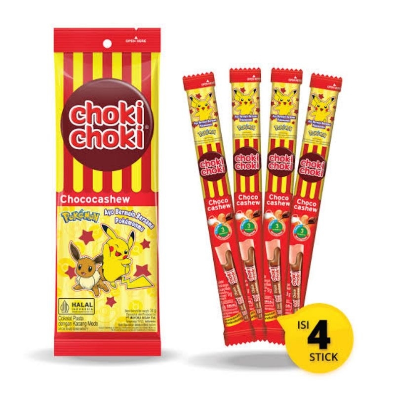 

Choki Choki Chococashew Isi 4stick Pokemon Edition