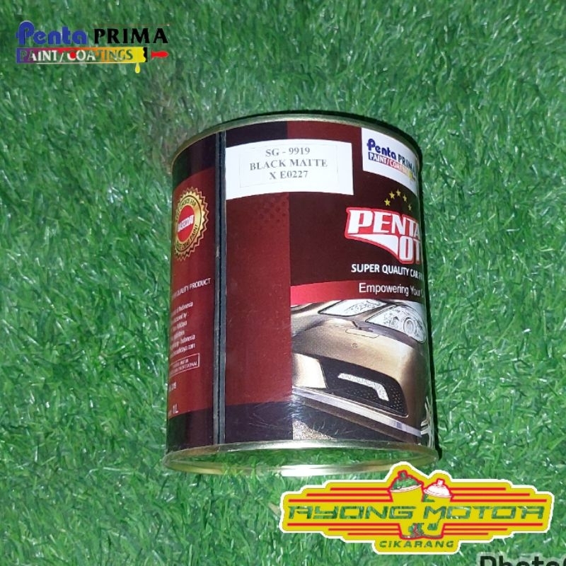 Cat Penta Oto/Cat Duco PU SG-9919 Black Matte (Hitam Doff PU)