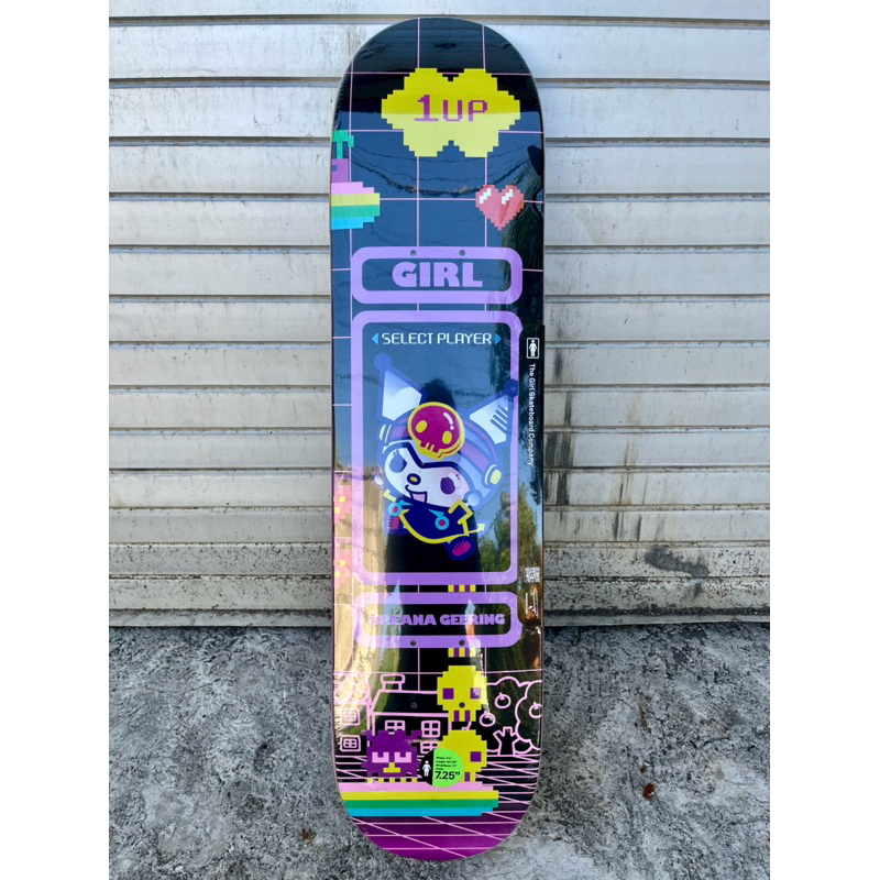Girl Skateboards Breana Geering Sanrio Kawaii Arcade Mini Deck/Papan skateboard mini